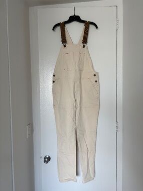 REI Co-op Utility Overalls - Cotton Blend, Double-Knee, Workwear Style in Cream